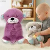 Peluş Bebekler Bebek Nefes Ayı Ayı Yatıştırır Bebek Otter Peluş Oyuncak Çocuklar Yatıştırıcı Müzik Uyku Arkadaşı Ses ve Hafif Dolgulu Bebek Oyuncak Hediyeleri2404