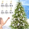 Decorative Figurines 1PC Love Heart Bell Pendant Souvenir Heart-shaped Xmas Tree Christmas Decoration Year Wedding Party Gift Accessories