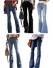Frauen Jeans Frauen Kofferraum Denim -Waschhosen Lose Fit Taschen High Street Mid Mid Taille Reißverschluss 2024 Knöchellänge