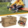 Cosmetic Bags Tactical Pouch Storage Bag Multifunctional Gas Stove Canister Pot Carry 600D Oxford Picnic Outdoor Equipment