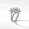 2024デザイナーデビッドユーマンYurma Jewelry Bracelet XX 925 Sterling Silver Hinflower Ring Popular Ring