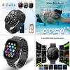 2024 Neues Smart Watch Android Phone 1.81 '' Zoll Farbbildschirm Bluetooth Call Blut Sauerstoff/Druck überwacht Smartwatch Frauen Männer Männer