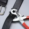 Belts Leathercraft Paper Puncher Leather Hole Punch for Belts Stitching Plier Perforator Watchband Eyelet Piercer Leather Craft Tools