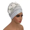 Этническая одежда 2024 Африканская женская турбанская шапка Нигерия Auto Gele Hedtie уже сделала свадебные гелеры женские головы с бриллиантовым цветом