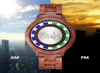 Polshorloges Creative Led Digital Dispay Wood Watch Men Women Luxury houten polshorloge vouwwerk met instructie en riem adju2115720