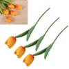 Fiori decorativi 10pcs bouquet fiore di tulipano artificiale vero touch pu falso per decorazione del matrimonio casa decorativo