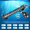 Strips Fullgain 24/7 Underwater LED Aquarium Light Tank Aquatic Plant Lamp Waterproof Plant Grow Lighting 3 Rows WRGB LED Strip 18~48cm