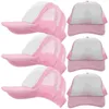 10pcs unisex kapelusz zewnętrzny DIY Sublimation Cap puste przenoszenie ciepła DIY Baseball Hat Cap 240418