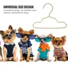 Hundkläder 10 datorer tillbehör husdjur hängare baby kapphängare barn metall bärbara kläder