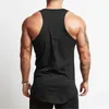 Bodybuilding Brand Solid Tank Top Men String Tankop Fitness Singlet Sleeveless Shirt Workout Man Underthirt Gym Clothing 240415