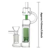 Mini Dip Set Straw Glass Bong Dab Rig fêmea de 14 mm com tigela de vidro para fumar H2774