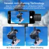 Gimbals Smartphone Gimbal 3axis Stabilisateur portable avec lumière de remplissage pour téléphone portable iPhone 13 Pro Max Xiaomi Huawei YouTube Tiktok Vlog