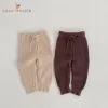 Pantaloni neonati neonati boy cotone pantalone primaverile autunno bambino medio in basso nel fondo casual pantalone di colore bambino vestiti per bambini 3m2y