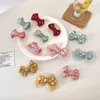Hair Accessories 2 Pcs/Set Children Cute Colors Dot Lace Bow Ornament Hair Clips Baby Girls Lovely Sweet Barrettes Hairpins Kids Hair Accessories