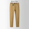 Pantalon masculin Mrxmus Duttis Clothing Summer 2024 Coton Slim Fit Businet Business Ligne droite décontractée