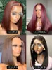 13x4 Lace Front Human Hair Transparent Lace Frontal s For Black Women Short Bob Glueless Remy Straight Natural 240408