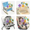 Sedile automobilistica per auto da viaggio per neonati per bambini passeggino per bambini Montessori Crib Accessori Crib Accessori Born Sensory Mobile Pram Activity 240415