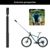 Sticks Metal Invisible Stick Selfie étendu pour Insta360 x3 / DJI Action 3 / GoPro 11 10 9 Motorcycle Motion Camera Monopod Accessoires