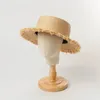 Cappelli di paglia larga estiva per donne e uomini bahémien tassel rafia beach cappello da sole donna casual ladies top top caps 240423 240423