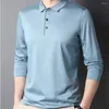 Polos pour hommes en bambou viscose et mélange de coton Polo Polo hommes à manches courtes