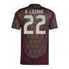 México 2024 Copa América 2026 Qualificadores Raul Chicharito Jerseys de futebol LOZANO DOS SANTOS 24 25 H.L.LOZANO Men