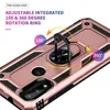 Cell Phone Cases For Motorola Moto G Pure Case Luxury Armor Magnetic Ring Phone Case For Moto G Pure Stand Holder Back Cover 240423