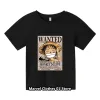 Tees new One Pieces Tshirt Kids Fans Gift Vêtements Girls Tshirt Baby Boys Luffy Tshirt Summer T SHERF