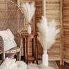 Decorative Flowers 32.67in Artificial Pampas Fake Boho Decor Vase Filling Tall Grass Flower Reed For Bedroom Home Wedding Decoration
