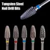 Bits 1pcs Nail Drill Bit Electric Tungstten Milling Carbure Cutters Burr Rotary Manucure Machine Equipment ACCESSOIRES D'OUTIL OUTL