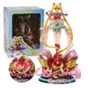 Figury zabawek akcji w magazynie 34 cm Sailor Moon Super Gk Tsukino Usagi Kolekcja Figurka Figurina Model Statue Kolekcja zabawek Prezent T240422