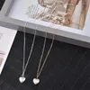 Hanger kettingen liefde hart voor vrouwen imitatie parel ketting 2024 trend mode festival party cadeau juwelen collier femme