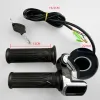 Accessories 36/48V Ebike Throttle Electric Bike Accelerator Electric Scooter Bicycle Grip Handlebar With LED Display Lockable Power Throttle