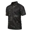 Summer Mens Performance T-shirts Short Sleeve Tactical Cotton T-shirts snabb torr lättvikt Fish Hike Top Tees240416
