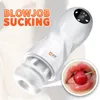 Yuu Masturbator för män Automatisk sugande avsugning Toy Electric Oral Masturbation Vibrator Artificial Vagina Aircraft Cup Sex 240423