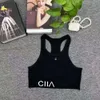Channel Waistcoat Designer Top Quality C Luxury Fashion Tanks Camis Summer New Style Letter H-shaped Knitted Tank Womens Slim Elastic Sports Short Sling