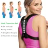 Treatment Adjustable Posture Corrector Upper Back Brace Neck Shoulder Brace Back Support Pain Relief Belt Women Men Spine Straightener