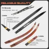 Darts 62" ILF Archery Recurve Bow 2550lbs American Take Down Bow IBO 210FPS Aluminum Alloy Riser Outdoor Hunting Shooting Accessories