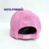 Bordados de cartas bonés hip hop masculino feminino punk haps de beisebol Blnciaga Gay Pride 2021 Chapéu de beisebol rosa grande produto autêntico unissex novo