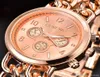女性ジュネーブゴールドウォッチファッションカウボーイチェーンクォーツ衣類時計レディースドレスクロックレトロパンクラミナス腕時計9367518