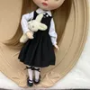 OB22 OB24 AZONE DOLL DRESS FACHING FACHION BLACK SET DRESS UP Doll Toy Elegant Cute Accessories 소녀 선물 240420