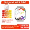 W29 Pro Smart Watch 2.2 ''コンパスNFC ECG GPSトラッカーBluetoothコールロングライトボディ温度スポーツスマートウォッチ女性男性