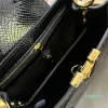 Shiny Hand Bag Designer Tote Lucione Cross Body Mody Spalla Borse Flatta Pura Flip Iconico Mini Borse Fiori fiorite