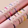 Brands GO2boho Crystal Bouded Bracelets guérison coquille de chance Cross Boho Stretch élastique Bijoux fait à la main pour les femmes Men Gifts Fashion Cadeaux