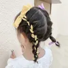 ヘアアクセサリー2 PC/セットベビーガールかわいい色のかわいい色空の花の弓飾りヘアクリップ子供素敵なソフトヘアピンキッドファッションヘアアクセサリー