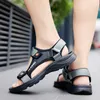 Outdoor Watable Sandals Mann Arch Support Yogamatte Innensohle Gladiator Open Toe Summer Beach Slipper Antiskid Langable Flat Men Schuh 240506