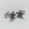 Подлинные 925 серебряных серебряных серебряных серьгов Daisy Классические серьги ювелирные изделия 290570CZ Fashion Gif