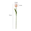 Decoratieve bloemen 6pcs Tulp bloem kunstmatige boeket nep trouwdecoratie echt aanraking