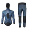 polos 2pieces/set hoodie wetsuits neoprene 3mm/1.5mm camouflage fullsuit for freediving snorkeling swearming spearfishing