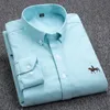 Designer Mens Casual Shirts Cotton Long Sleeve Shirt For Young Men's Wear Spring Summer Autumn Brodery Patternkläder 38-46
