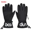 Gloves Boodun Men Women Ski Gloves Winter Thermal Fleece Warm Breathable Snowboard Sports Windproof Waterproof Snow Skiing Gloves